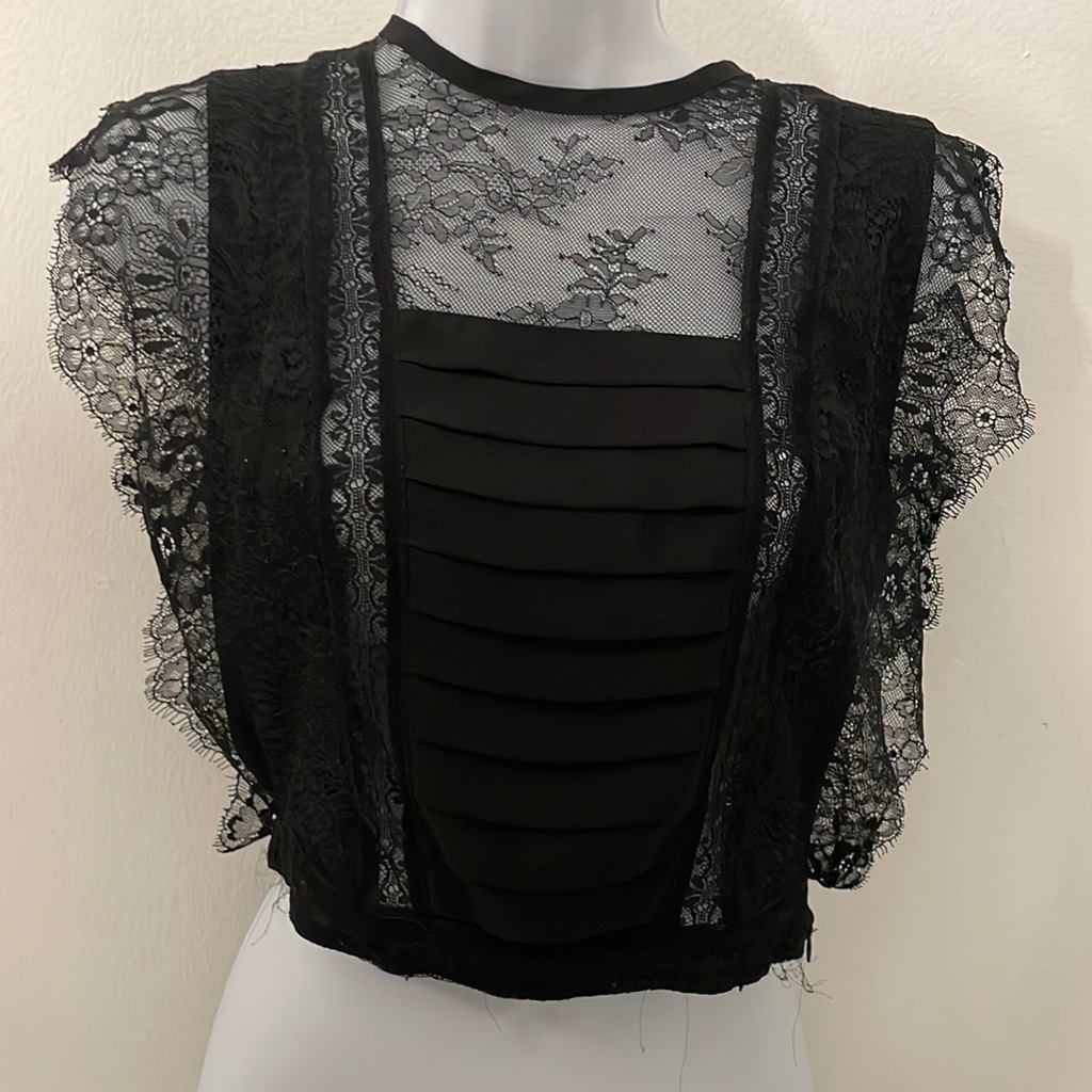 Zara Basic Lace Top